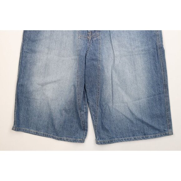 Deadstock Vtg 90s Marithe Francois Girbaud Mens 31 Baggy Denim Jean Shorts Jorts - Picture 4 of 10